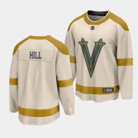 Vegas Golden Knights Adin Hill 2024 NHL Winter Classic Cream Breakaway Player Jersey Men's