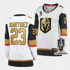 Alec Martinez Vegas Golden Knights 2023 Stanley Cup Champions White Away Women Jersey