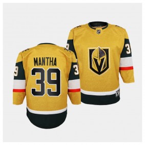 Vegas Golden Knights #39 Anthony Mantha Home Premier Player Gold Youth Jersey