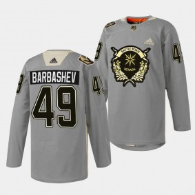 Vegas Golden Knights 2023 Nevada Day Ivan Barbashev #49 Silver Jersey Golden West