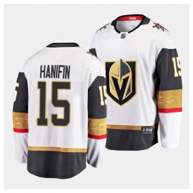 Vegas Golden Knights Noah Hanifin Away White Breakaway Player Jersey Men's