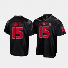 Game Vegas Vipers NO. 15 Rod Smith Black Jersey