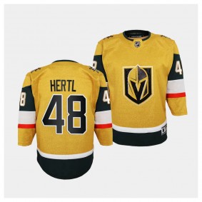 Vegas Golden Knights #48 Tomas Hertl Home Premier Player Gold Youth Jersey