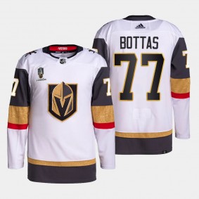 Valtteri Bottas 2023 Stanley Cup Champs Authentic Vegas Golden Knights #77 White Jersey